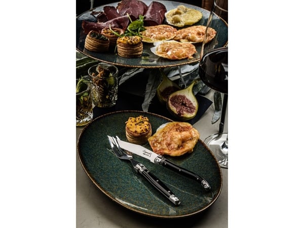 LAGUIOLE Cutlery set Mni Laguiole Black SET 12 SdV