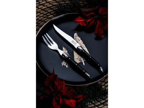 LAGUIOLE Bestickset Mini Black SET 12 LAGUIOLE
