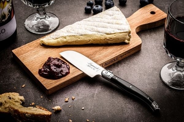 LAGUIOLE Cheese knife Santoku Laguiole with serving board SET 2 SdV