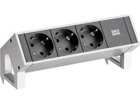 Bachmann Desk2, 3 x F-tyyppi, 4 moduulia, lajittelu, ruostumaton teräs, alumiini, 230 V, 16 A