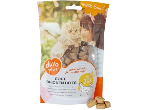 Duvo+ Soft Bites kattegodt kylling 50 g