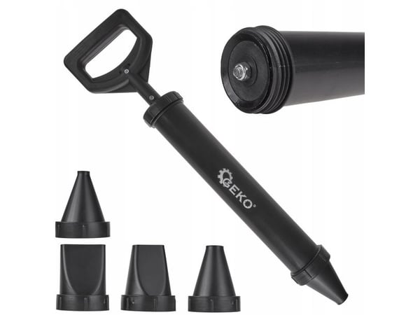 Geko trykkpistol/press til byggemasse og mørtel 850 ml + 4 dyser (30)