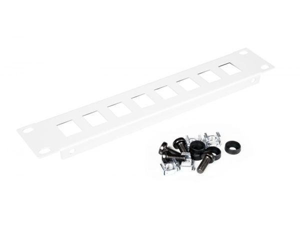 Equip Patchpanel 10" mit Keystone Montage 1U grau (EZKP-10-G)