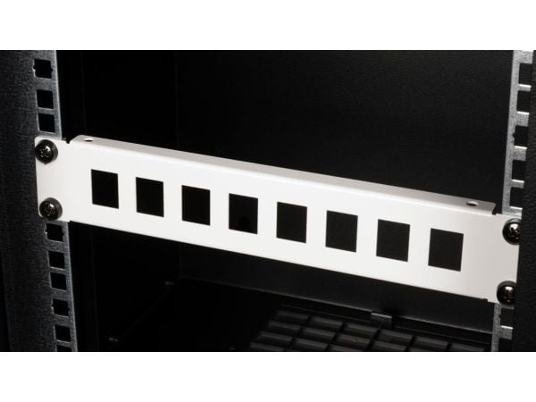 Equip Patchpanel 10" mit Keystone Montage 1U grau (EZKP-10-G)
