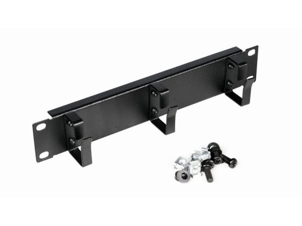 Equip EZMR-10-B, Kabelring, Sort, Metall, 1U, 25,4 cm (10"), 254 mm