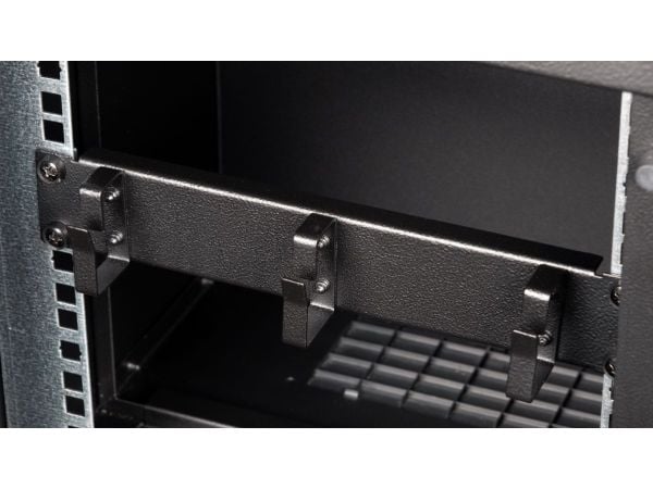 Equip EZMR-10-B, Kabelring, Sort, Metall, 1U, 25,4 cm (10"), 254 mm