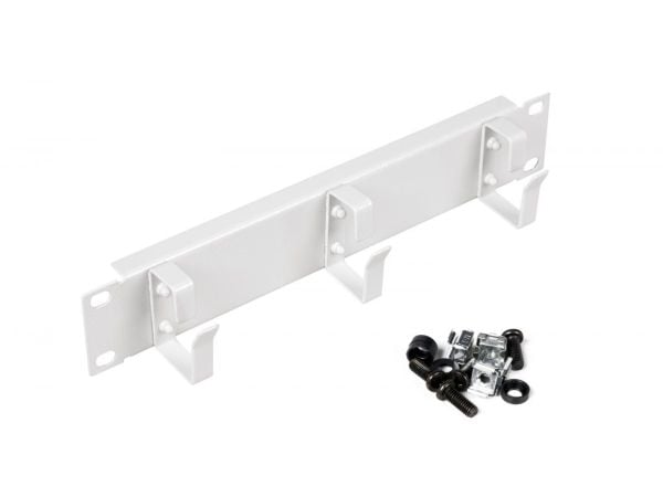 Equip EZMR-10-G, Kabelring, Hvit, Metall, 1U, 25,4 cm (10"), 254 mm