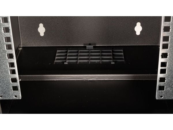 Equip EWM-06-3030-B, Veggmonterbar hylle, 6U, 4,58 kg, Sort