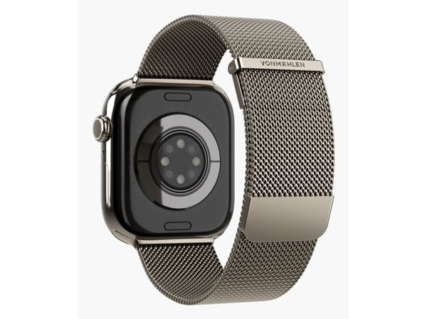 Vonmählen Milanese Loop 2, Klokkereim, Apple, Watch, Rustfritt stål, 44/45/46/49 mm