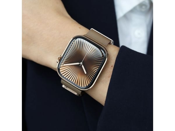 Vonmählen Milanese Loop 2, Klokkereim, Apple, Watch, Rustfritt stål, 44/45/46/49 mm