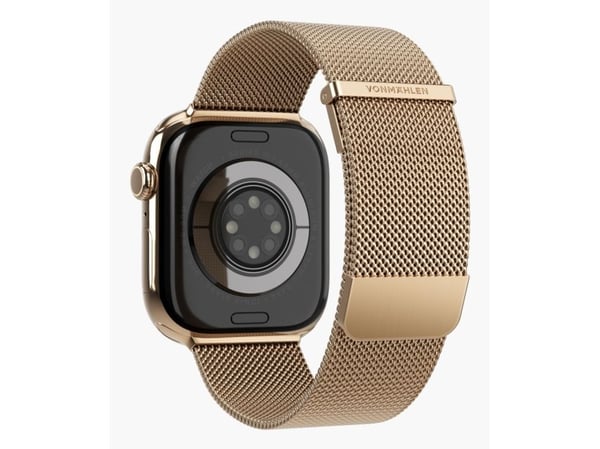 Vonmählen Milanese Loop 2, Klokkereim, Apple, Watch, Rustfritt stål, 44/45/46/49 mm