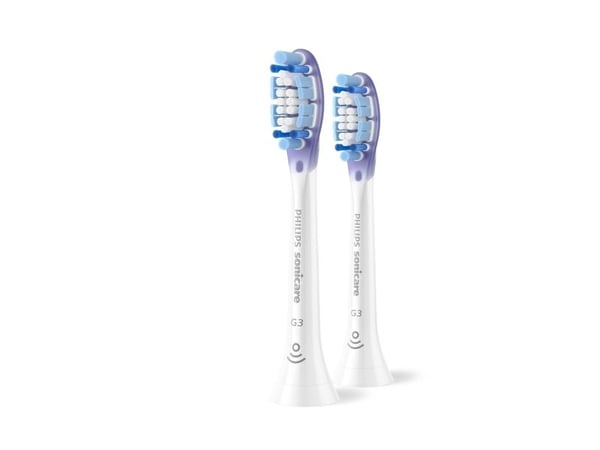 Philips Sonicare G3 Premium Gum Care HX9052 - Utskiftningsbørstehode - for tannbørste - hvit (en pakke 2)
