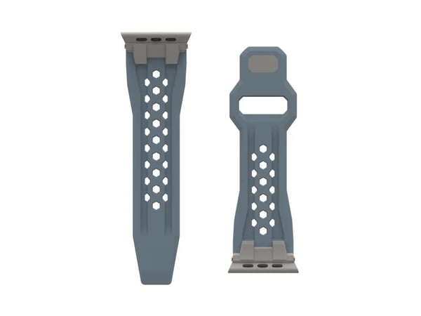 Urban Armor Gear 194158114136, Band, Smartklokke, Skyblå, Titan, Apple, Watch Series 4-6: SE 44mm, Series 7-9 45mm, Series 10 46mm, Series Ultra 1-...