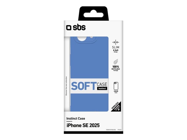 SBS TEINSTIPSE25B, Suojus, Apple, iPhone 16E, 15,4 cm (6.06"), Sininen