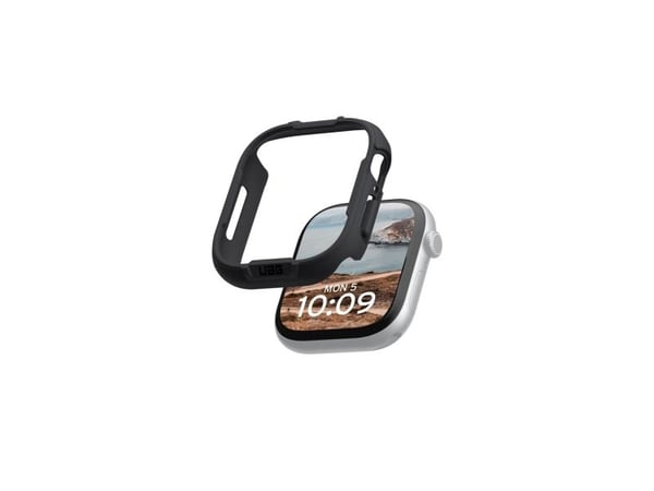 Urban Armor Gear 1A4417114040, Etui, Smartklokke, Svart, Apple, Watch Series 10: 46mm., Polykarbonat (PC)