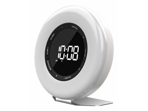 Denver CRL-342, Henkilökohtainen, FM, LED, Valkoinen, USB Type-C, Valkoinen