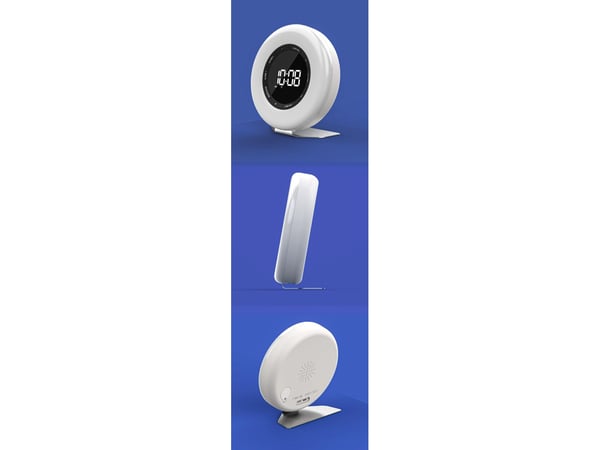Denver CRL-342, Personlig, FM, LED, Hvit, USB Type-C, Hvit