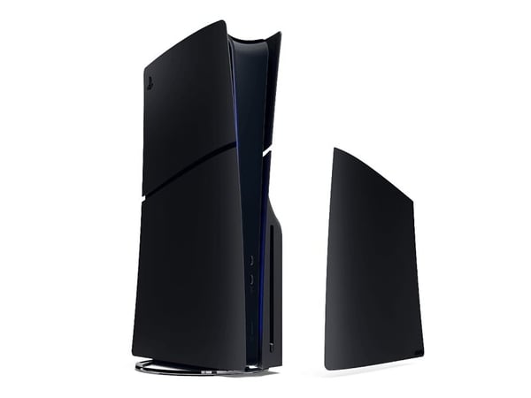 Sony - Dekselsett for spillkonsoll - midnatts sort - for PlayStation 5 Slim