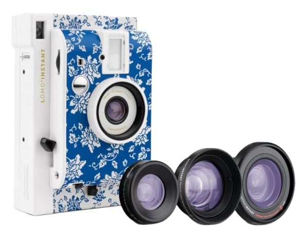 Lomography Lomo'Instant, blå, hvit, 0,4 - 8, automatisk, 1/125 sek/side, AAA, 6 V