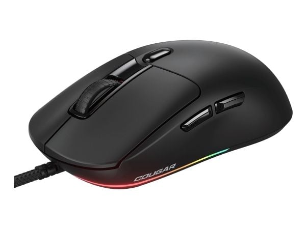 COUGAR CGR-WLMB-MINEO, Ambidekstriøs, Optisk, USB Type-A, 6200 DPI, Svart