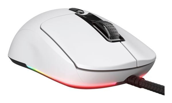 COUGAR CGR-WLMW-MINEO, Ambidekstriøs, Optisk, USB Type-A, 6200 DPI, Hvit