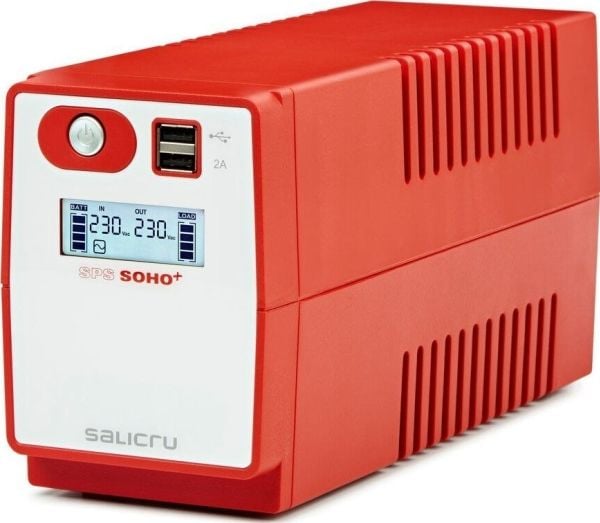 Salicru 647CA000009, Linje-Interactive, 0,85 kVA, 480 W, Pseudo sine, 162 V, 290 V