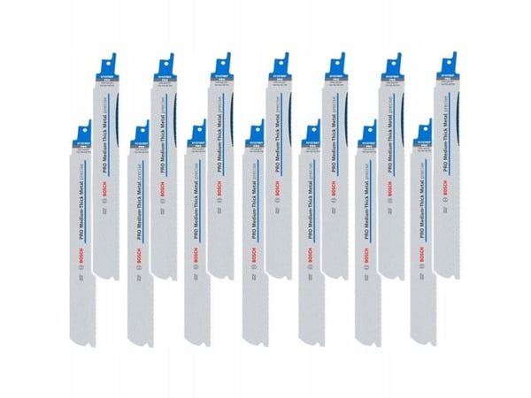 BOSCH sabelblad PRO MEDIUM-THICK METAL PRECISE S1137BEF 1,1 x 25 x 225mm /25stk.