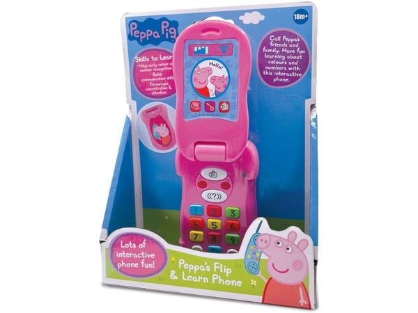 PEPPA FLIP AND LEARN PHONE DK SE NO FI