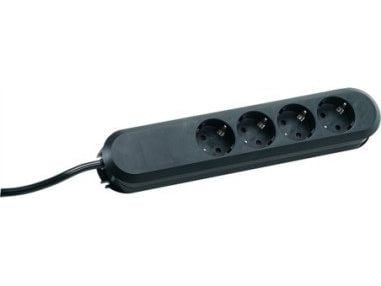 Bachmann SMARTLINE, 1,5 m, Sisätila, Musta, 4 AC-pistorasia(a), 288 mm, 56 mm