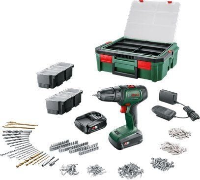 Bosch AKKUSKRUEMASKINE 18V 2X1,5AH S-BOX