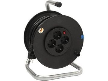 Bachmann 392.180, 25 m, IP20, Svart, Plast, 4 AC-utgångar, 250 V
