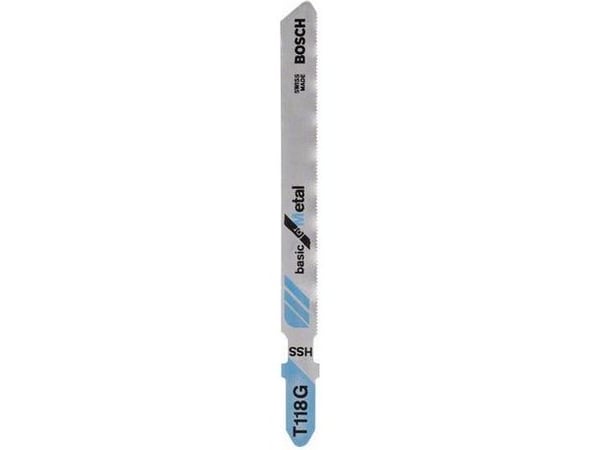Bosch basic for Metal T 118 G - Stikksagblad - for blikk - 3 deler - T-skaft - lengde: 92 mm