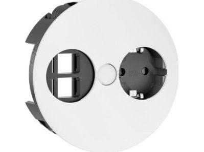 Bachmann TWIST, 2 m, Sisätila, Metalli, Muovi, Valkoinen, 1 AC-pistorasia(a), 42,5 mm