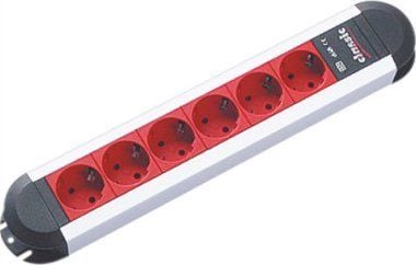 Bachmann PRIMO - Effektband - utgångskontakter: 6 (8 x Type F) - röd