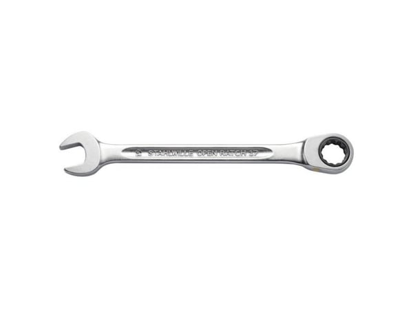STAHLWILLE 40170808 17F 8 FLACH Chiave a cricchetto combinata