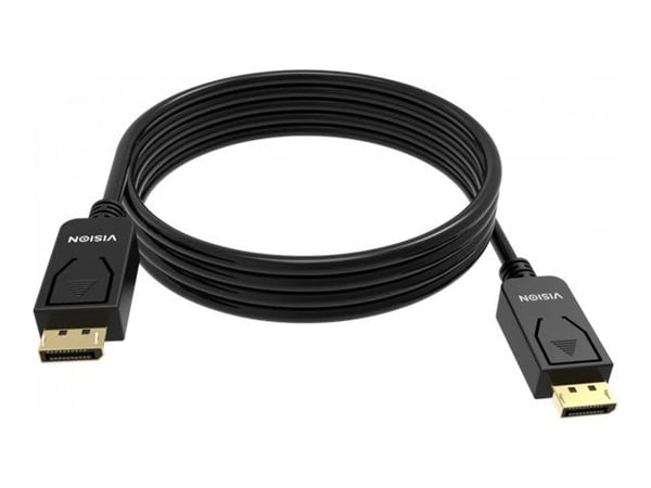 Vision - DisplayPort-kabel - DisplayPort (hann) til DisplayPort (hann) - DisplayPort 1.4 - 2 m - 8K 60Hz støtte - svart