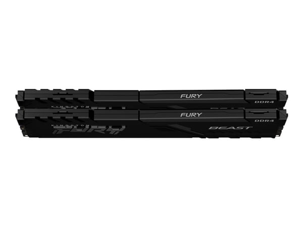 Kingston Technology FURY Beast 32GB 3200MT/s DDR4 CL16 DIMM (2 kpl:n pakkaus) Black, 32 GB, 2 x 16 GB, DDR4, 288-pin DIMM