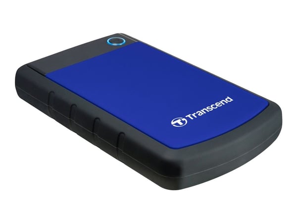 Transcend StoreJet 25H3B - Harddisk - 1 TB - ekstern (bærbar) - 2.5" - USB 3.0