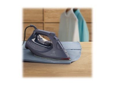 Electrolux Refine 600 E6SI1-4MN - Dampstrykejern med automatisk slukking - såleplate: GLISSIUM 175 - 2500 W - disig marineblå