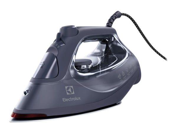 Electrolux Refine 600 E6SI1-4MN - Dampstrykejern med automatisk slukking - såleplate: GLISSIUM 175 - 2500 W - disig marineblå