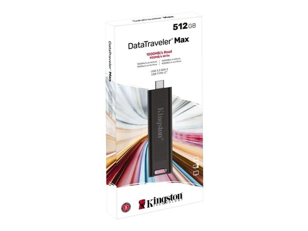 Kingston DataTraveler Max - USB flash-enhet - 512 GB - USB-C 3.2 Gen 2