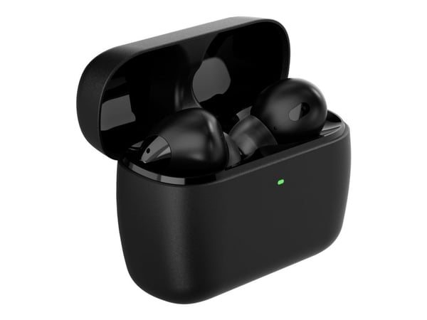 HyperX Cloud MIX Buds - True wireless-hodetelefoner med mikrofon - i øret - Bluetooth / 2,4 GHz radiofrekvens - aktiv støydemping - svart