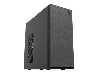Chieftec Elox Series HC-10B-OP - Tower - ATX - ingen strömförsörjning (ATX) - svart - USB/ljud