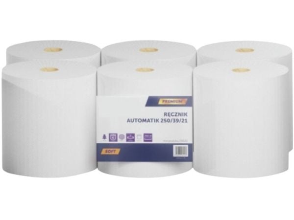 DGA OPTIMA Luna Home & Professional automatisk papirhåndkle 2-lags cellulose – 6 ruller