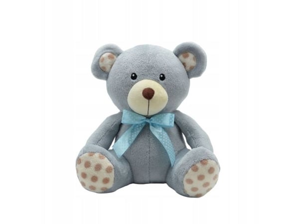 Tulilo Nalle maskotti pistemäinen harmaa 30 cm