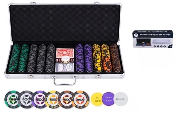 Pokerset 500 Prestige - höga valörer