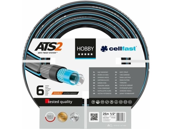 Laistymo žarna Cellfast HOBBY ATS2™; 1''; 10 m