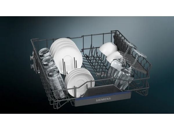 Siemens iQ300 SX53ES22CE, Halvveis innebygget, Full størrelse (60 cm), Svart, Knapper, 1,75 m, 1,65 m