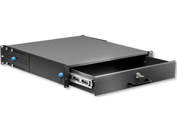 Intellinet Network Solutions racklåda 19" 2U med lås 465 mm svart (I-CASE KEY-2BK)