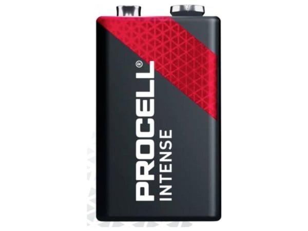 9 V blokkbatteri PROCELL Procell Intense Alkali-mangan 628 mAh 9 V 1 stk